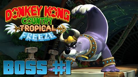 Donkey Kong Country Tropical Freeze Boss Fight Hd Youtube