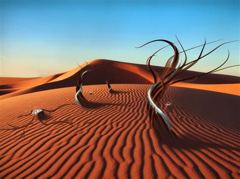 Brown dessert digital wallpaper, surreal, desert, sand, digital art HD wallpaper | Wallpaper Flare