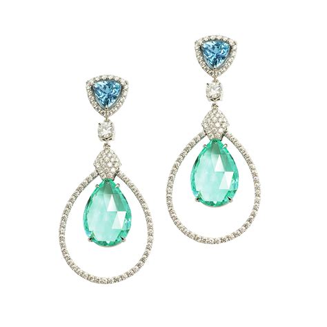 Paraiba Tourmaline Earrings | Silverhorn Jewelers Santa Barbara