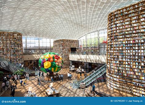 View Of Starfield Library In Starfield Coex Mall Editorial Photography