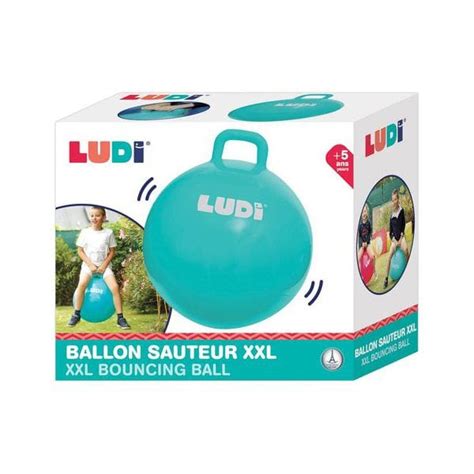 Ballon Sauteur XXL Bleu Ludi King Jouet Ballons Sauteurs Ludi