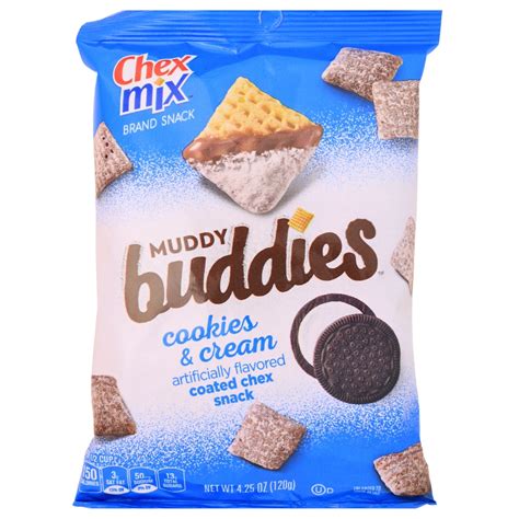 Chex Mix Muddy Buddies Cookies And Cream 425oz Candy Funhouse