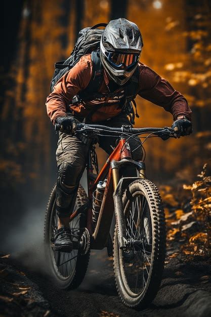 Premium Ai Image Enduro Bike Rider Hd 8k Wallpaper Stock Photographic