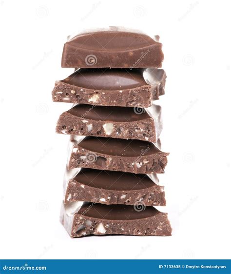 Pyramid from Sweet Chocolate Stock Image - Image of snack, chocolate ...