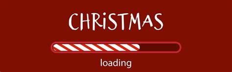 christmas loading vector art icons  graphics