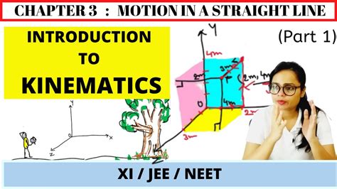 Introduction To Kinematics Motion In A Straight Line Part 1 Class 11 Physics Youtube