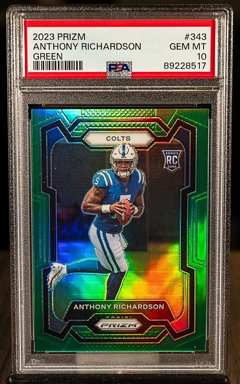 Anthony Richardson Prizm Green Price Guide Sports Card Investor