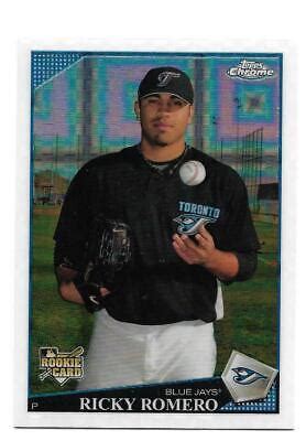 Ricky Romero 2009 Topps Chrome X Fractor Rookie 193 Blue Jays RC EBay