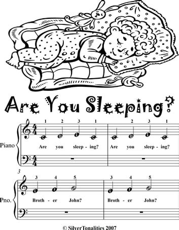 Are You Sleeping Beginner Piano Sheet Music Ebook By Traditional