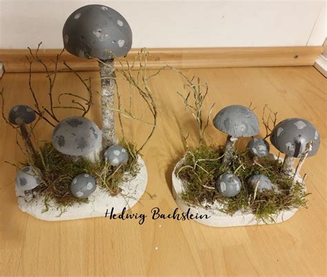 Decorative Concrete Mushrooms