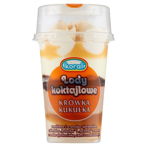 Koral Lody Koktajlowe Krówka Kukułka 220 Ml Torimpex Toruń