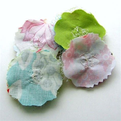 Fabric Flowers Flower Appliques Flower Embellishments