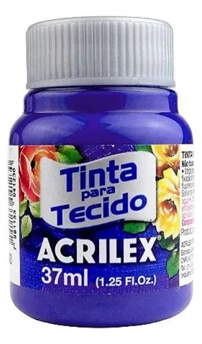 Tinta Para Tela Acrilex Azul Cobalto Mate Ml Mercadolibre