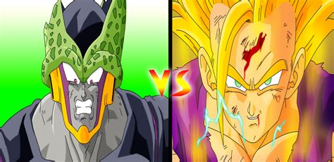 Cell vs Gohan by HayabusaSnake on DeviantArt