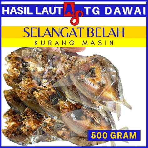 Ikan Selangat Belah Kurang Masin Tanjung Dawai 500g Shopee Malaysia