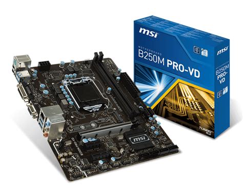 Specification B M Pro Vd Msi Deutschland