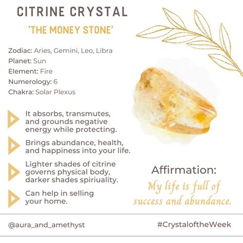 Living A Life Of Abundance With Citrine In Citrine Crystals For