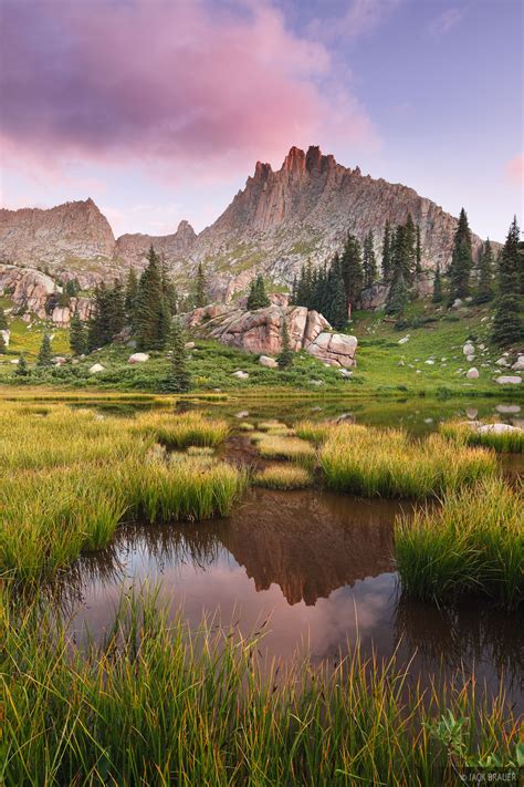 Jagged Sunrise Reflection | San Juan Mountains, Colorado | Mountain Photography by Jack Brauer