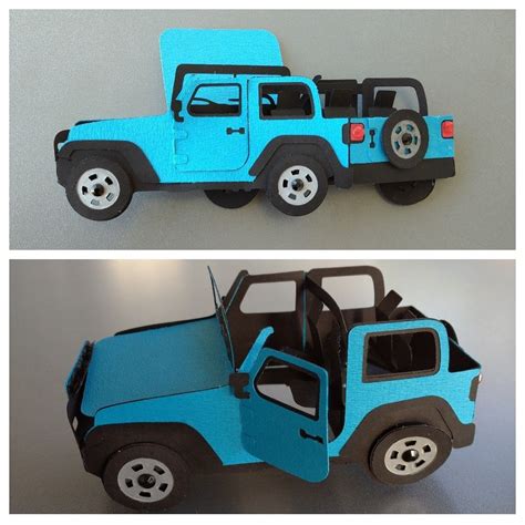 How To Make Jeep From Cardboard Easy Cardboard Craft Ideas Make Perfect
