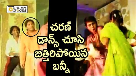 ram charan  allu arjun dance performance  sangeet event throw