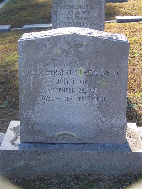 Capt John Herbert Claiborne Jr 1902 1973 Find A Grave Memorial