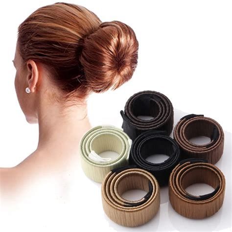 Synthetic Wig Donut Headband Women Hair Accessories Girl Magic Hair Bun