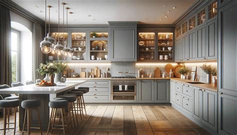 How To Make Grey Kitchen Cabinets Elegant: 25 Design Ideas