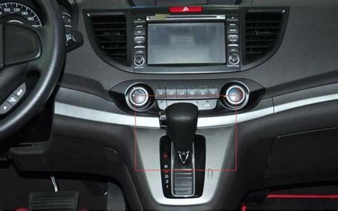 Pour Honda Cr V Crv Fibre De Carbone Console Centrale