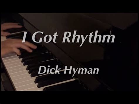 I Got Rhythm Dick Hyman YouTube