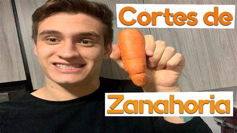 Como Cortar Zanahoria Brunoise Juliana Jardinera Cubos Bastones