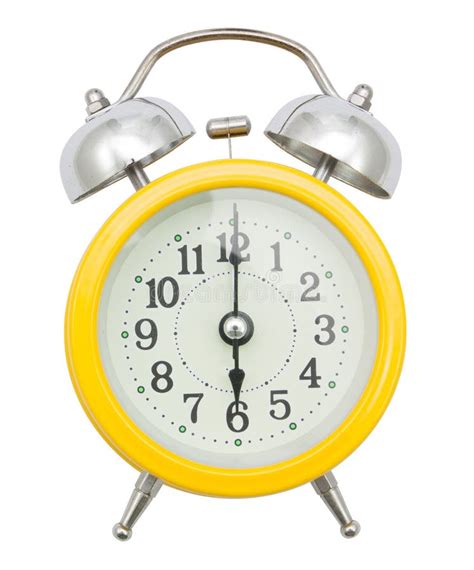 Yellow clock stock photo. Image of number, business, minute - 3810744