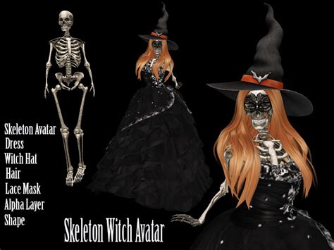 Second Life Marketplace Lara Ac Witch Skeleton Avatar