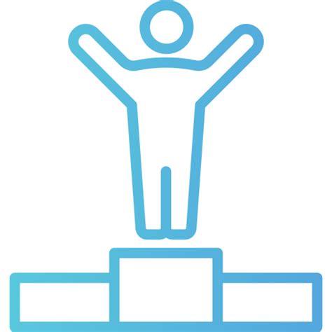 winner generic gradient icon