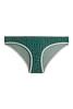 Buy Low Waist Polka Dot Print Bikini Panty In Dark Green Cotton