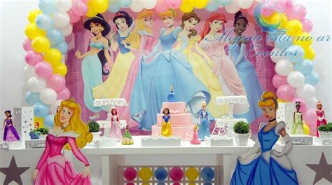 Decoração De Aniversário De Princesas Da Disney Decoração Festa