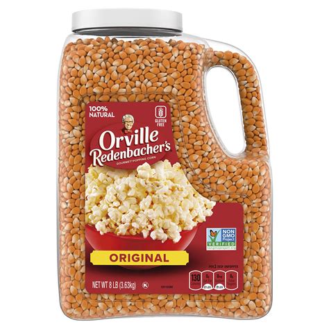 Orville Redenbachers Gourmet Popcorn Kernels Original Yellow 8 Lb