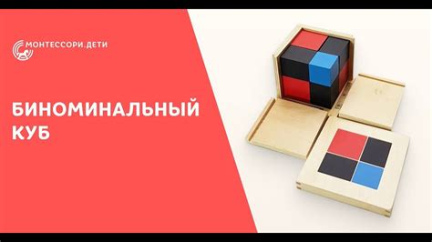 Монтессори-материалы: Биноминальный куб - YouTube
