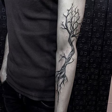 60 Forearm Tree Tattoo Designs For Men Forest Ink Ideas