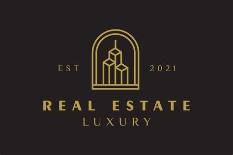 Luxury Real Estate Logo Design Premium Graphic By Byemalkan · Creative