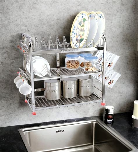 Buy Stainless Steel 18 x 9 Inches Kitchen Racks By Amol at 49% OFF by ...