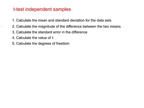 Student t-test | PPTX