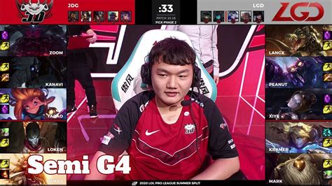 Jdg Vs Lgd Game Semi Final Playoffs Lpl Summer Jd Gaming