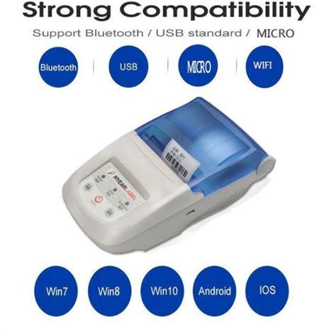 Thermal Printer Receipt Sticker Label Wifi Hotspot Bluetooth Usb