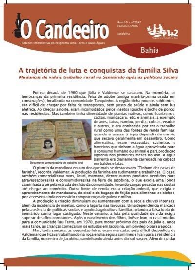 A Trajet Ria De Luta E Conquistas Da Fam Lia Silva