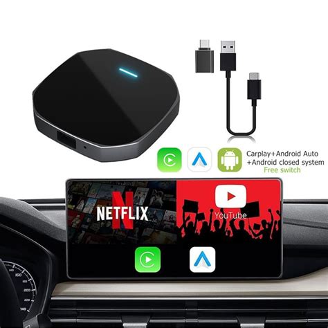 Adaptadores Sem Fio Carplay Plug And Play Android Dispositivos De