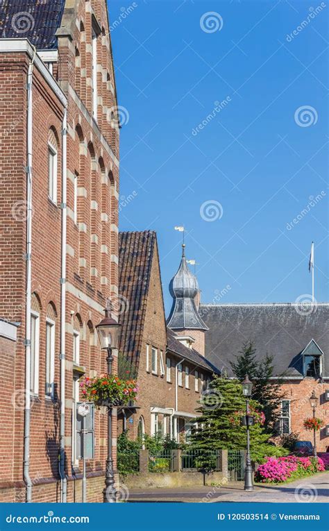 Houses and Castle in Coevorden Stock Photo - Image of tower, holland ...