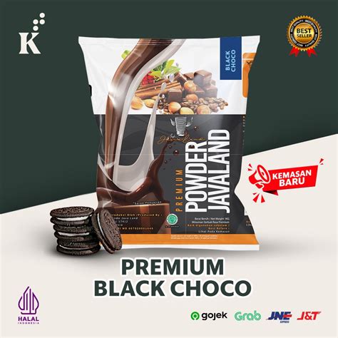 Jual Powder Premium Black Choco Bubuk Minuman Bubble Drink Javaland