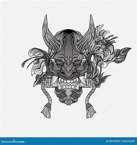 Demon Tattoo Set Skull Tattoo Set Set Of Labels And Elements Vector