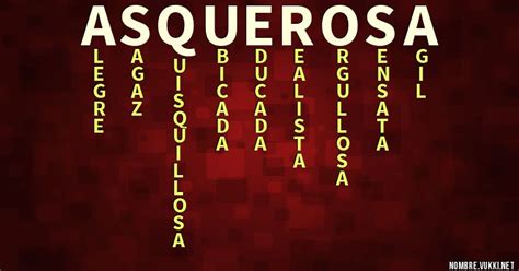 O Que Significa A Palavra Asqueroso - Qué significa asquerosa