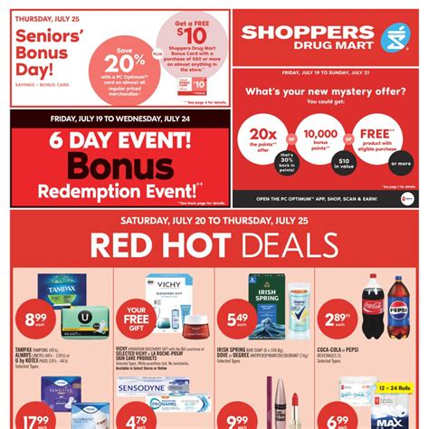 Shoppers Drug Mart Weekly Flyer - Weekly Savings (NB) - Jul 20 – 25